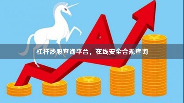 杠杆炒股查询平台，在线安全合规查询